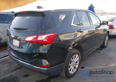 2020 Chevrolet Equinox Fwd Lt 1.5L Turbo из США, поврежденный, VIN 3GNAXKEV5LL329078